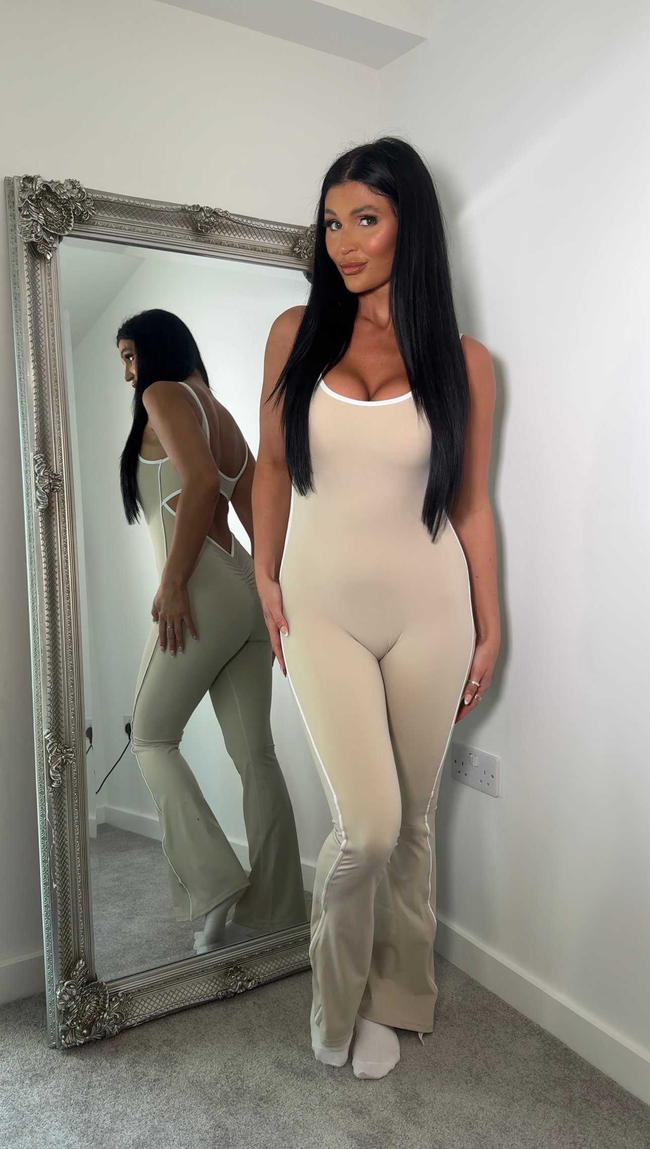Seamless Padded Ruched Bum Jumpsuit