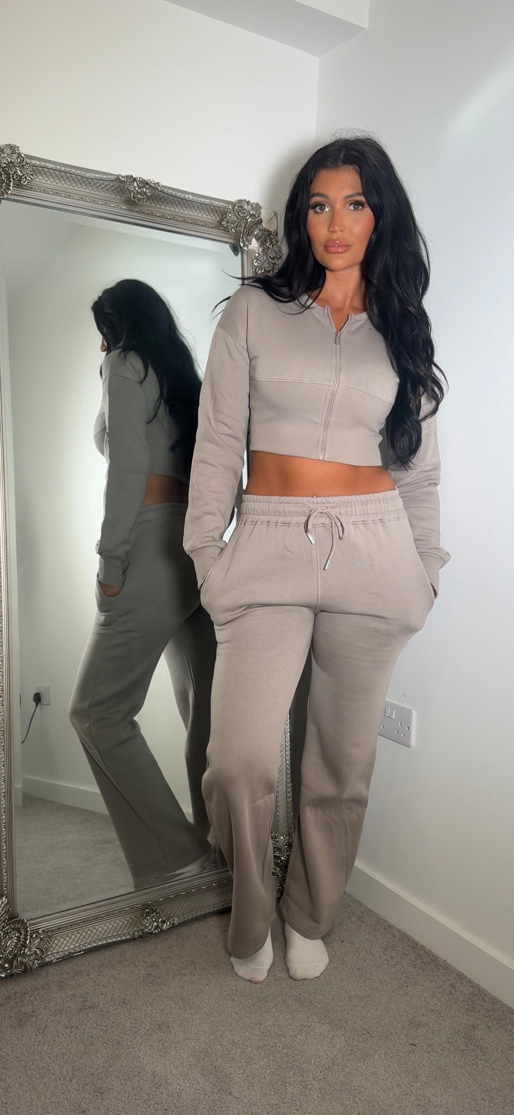 Waist Compression Corset Tracksuit