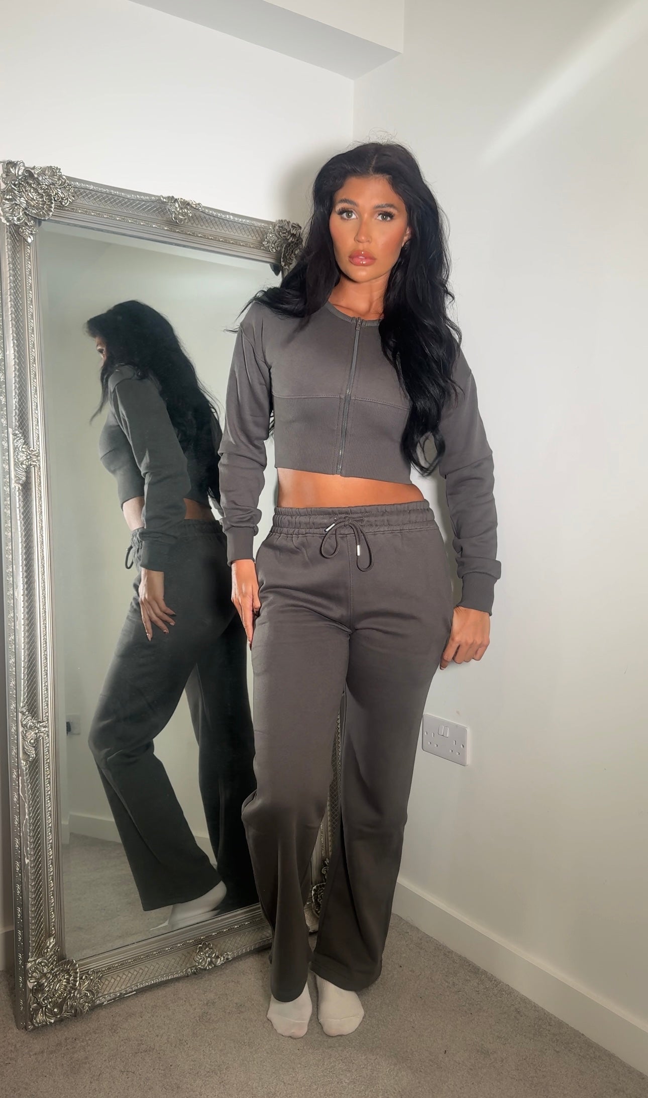 Waist Compression Corset Tracksuit