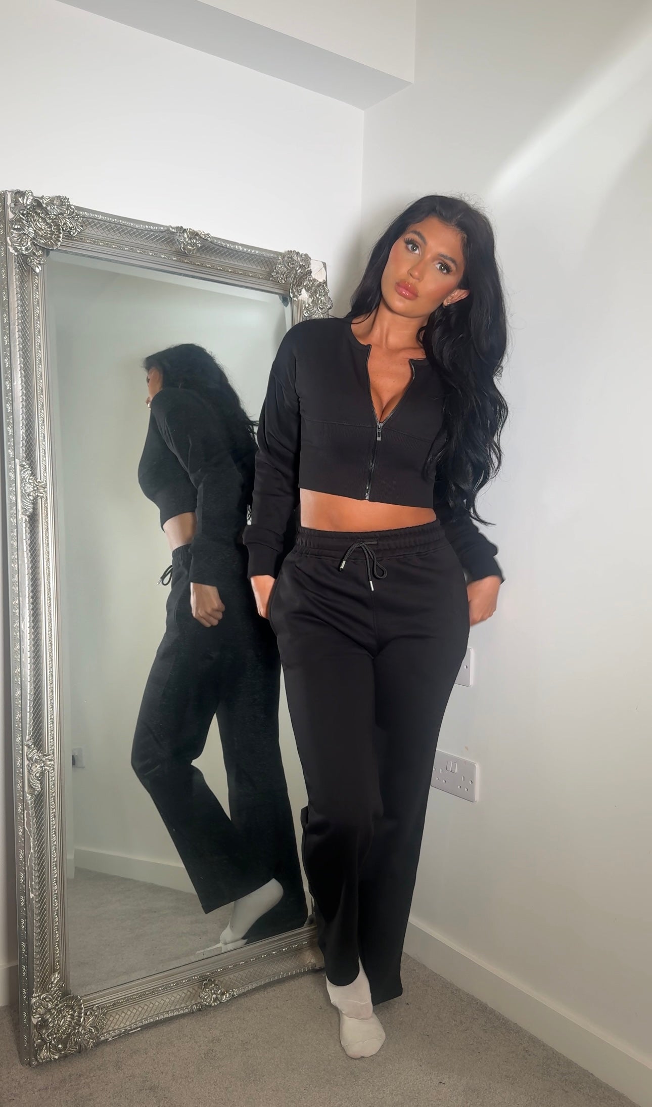 Waist Compression Corset Tracksuit