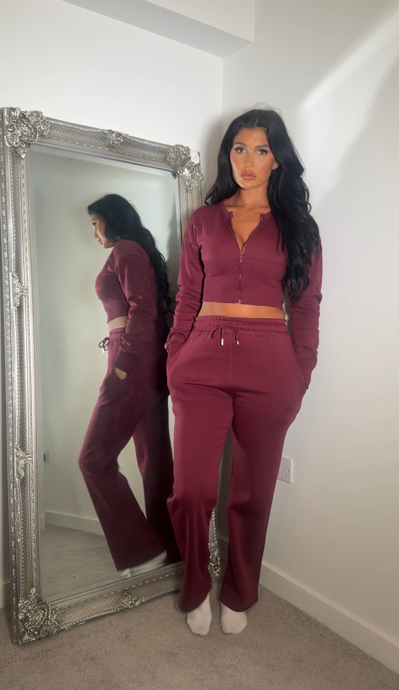 Waist Compression Corset Tracksuit