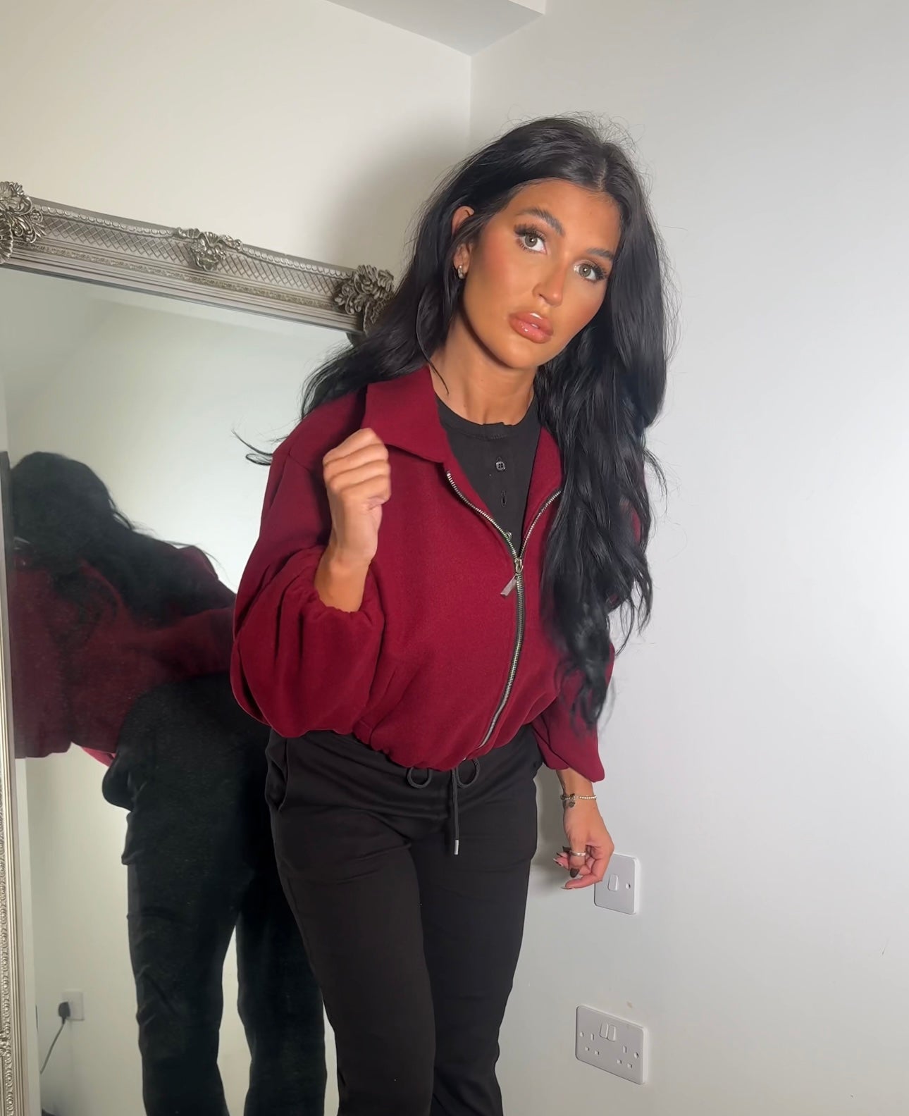 Collared Bomber Jacket