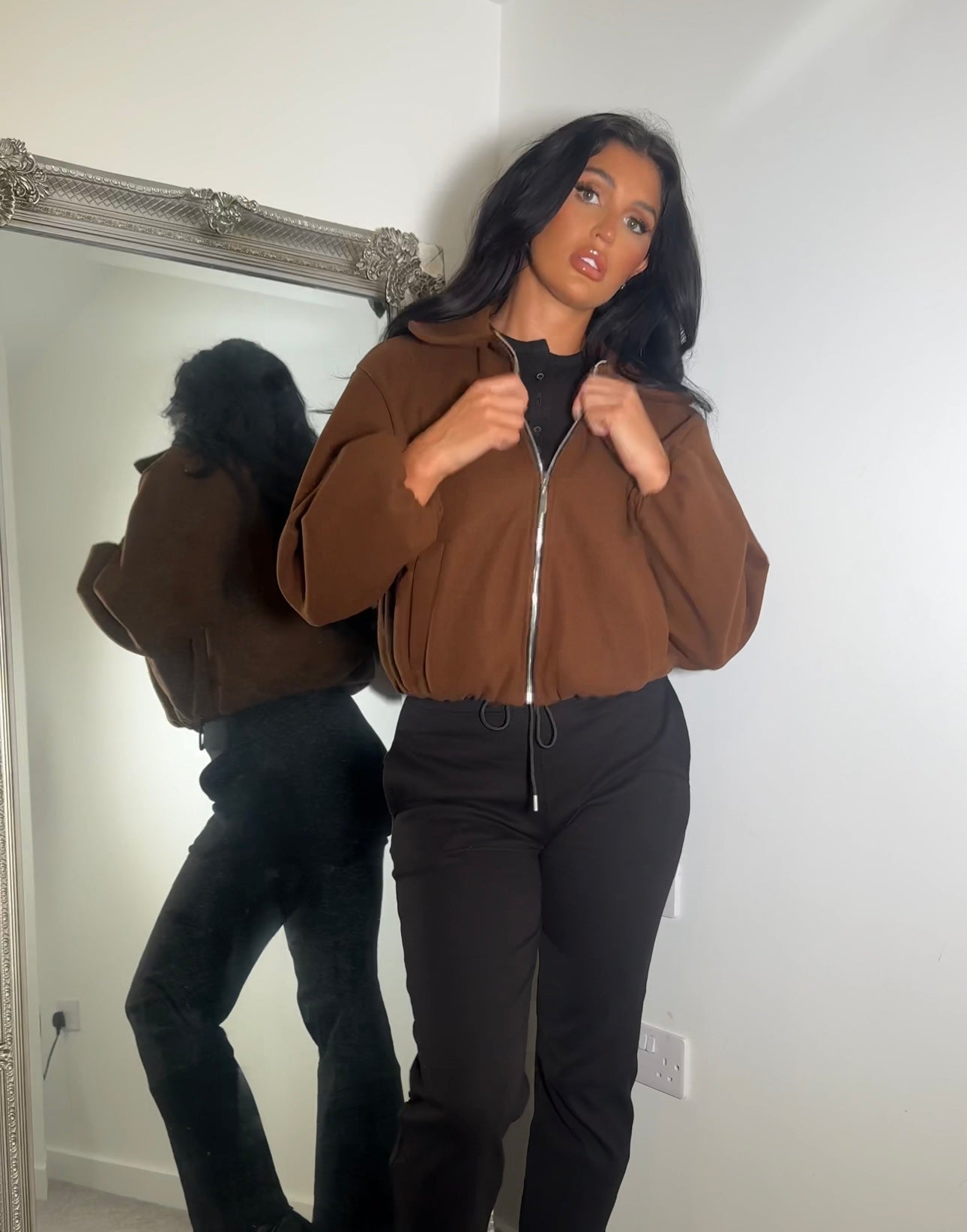 Collared Bomber Jacket